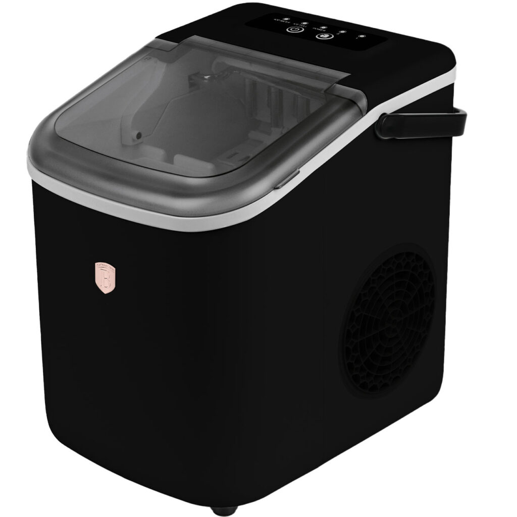 Eiswürfelmaschine, 112 W, schwarz-roségold