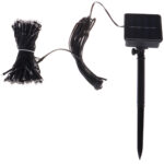 Solar Lichterkette ca.12,5 m,100 warmweisse LEDs mit 8 Modi & Dämmerungssensor