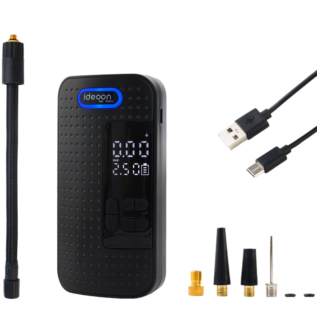 Akku-Mehrzweckkompressor, bis 10,3 bar, Digitale Anzeige, 2000mAh