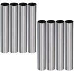 8er-Set Sichtschutzfolie, silber-matt, 60 x 200 cm