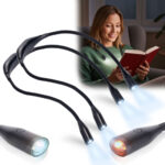 2er-Set LED-Leseleuchte zum Umhängen, dimmbar, Akku, 3 Farbtemperaturen