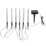 LED Solar Leuchtstäbe Bubbles mit Erdspiess