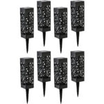 8er-Set Solar Schattenlampe mit Erdspiess