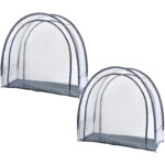 2er-Set Foliengewächshaus und Überwinterungszelt, 175 x 186 x 84 cm