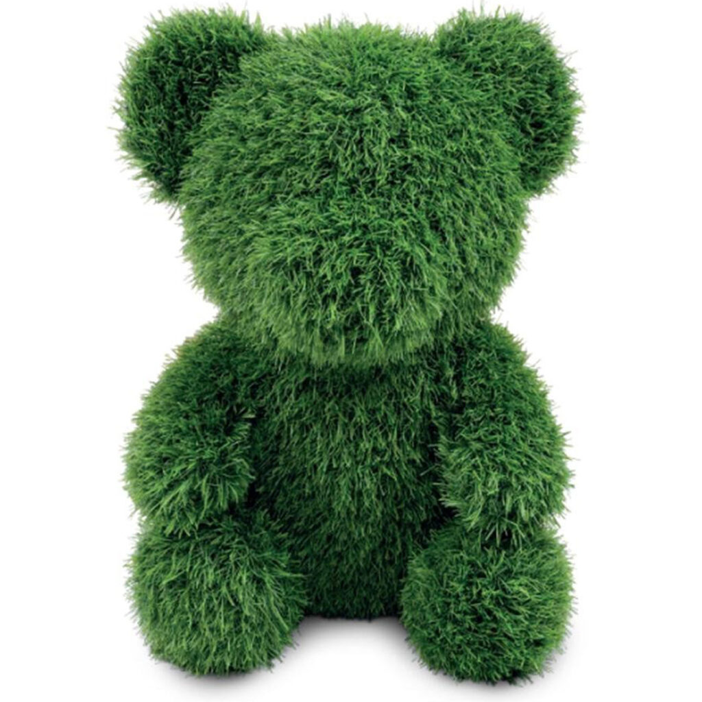 Gras-Figur Deko Bär, klein