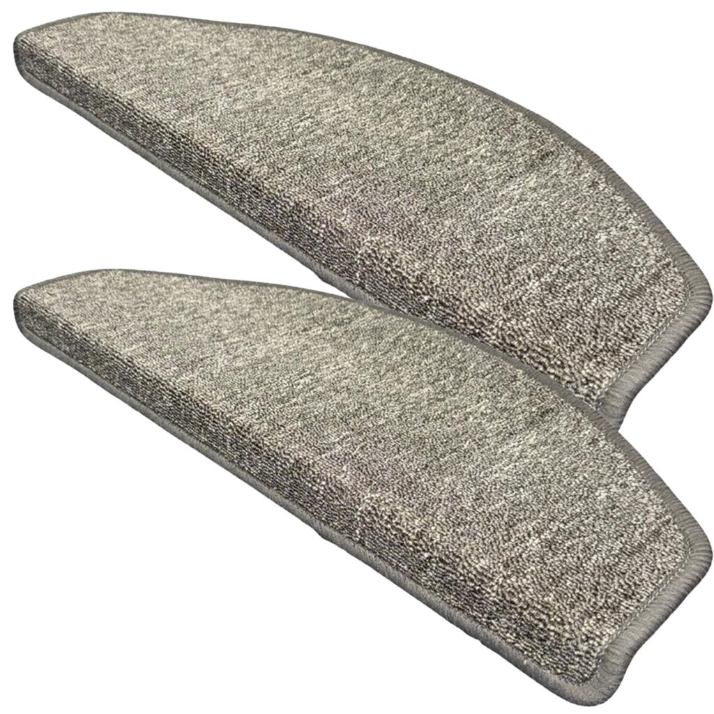 Stufenmatte, 2 Stück, halbrund, anthrazit