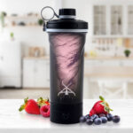 Akku-Shaker für Proteinshakes & Smoothies, USB-C aufladbar, 600 ml