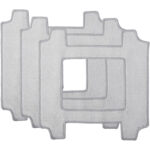 3er-Set Mikrofaser-Reinigungs- und -Polier-Pad