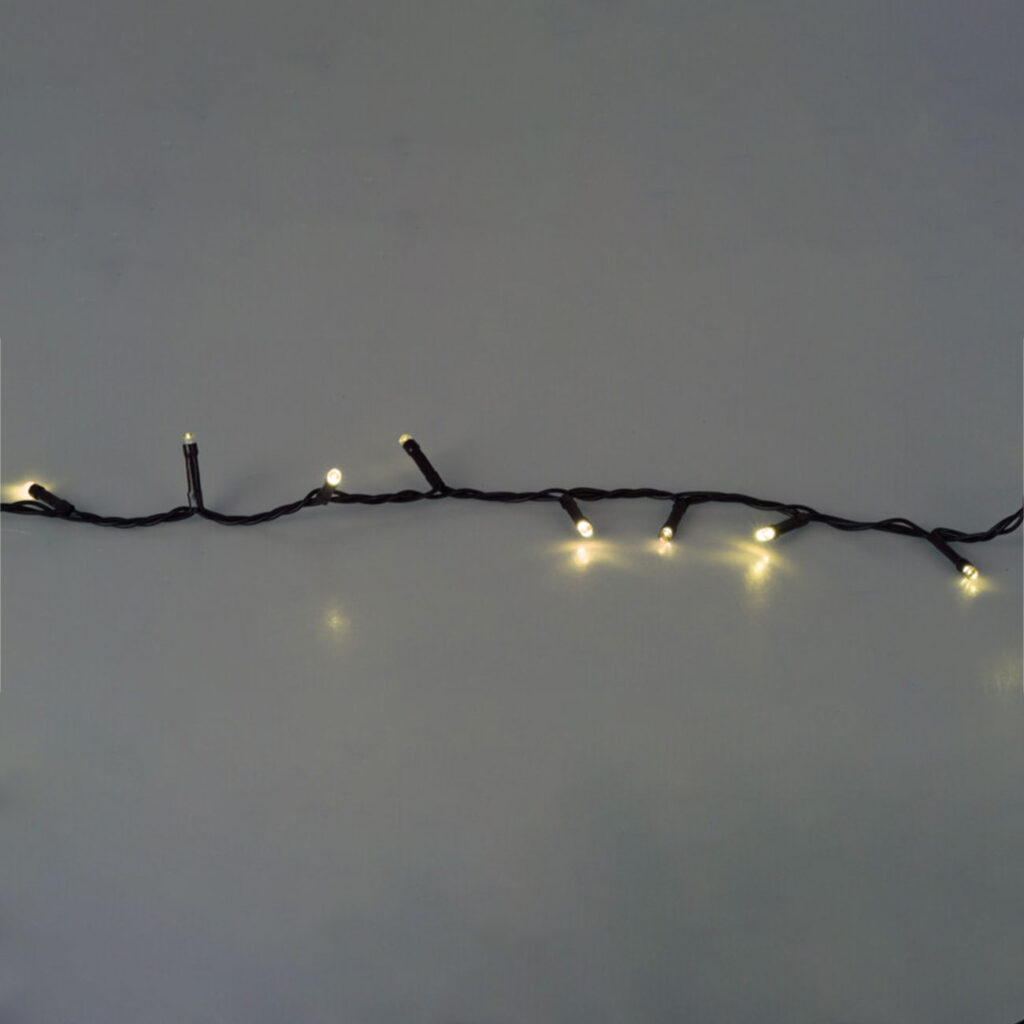 Helle Solar Lichterkette mit 480 warmweissen LEDs & 40 Stunden Leuchtdauer