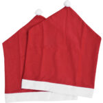 Weihnachtsmann Stuhlbezug im 2er-Set, 48 x 60 cm, rot/weiss