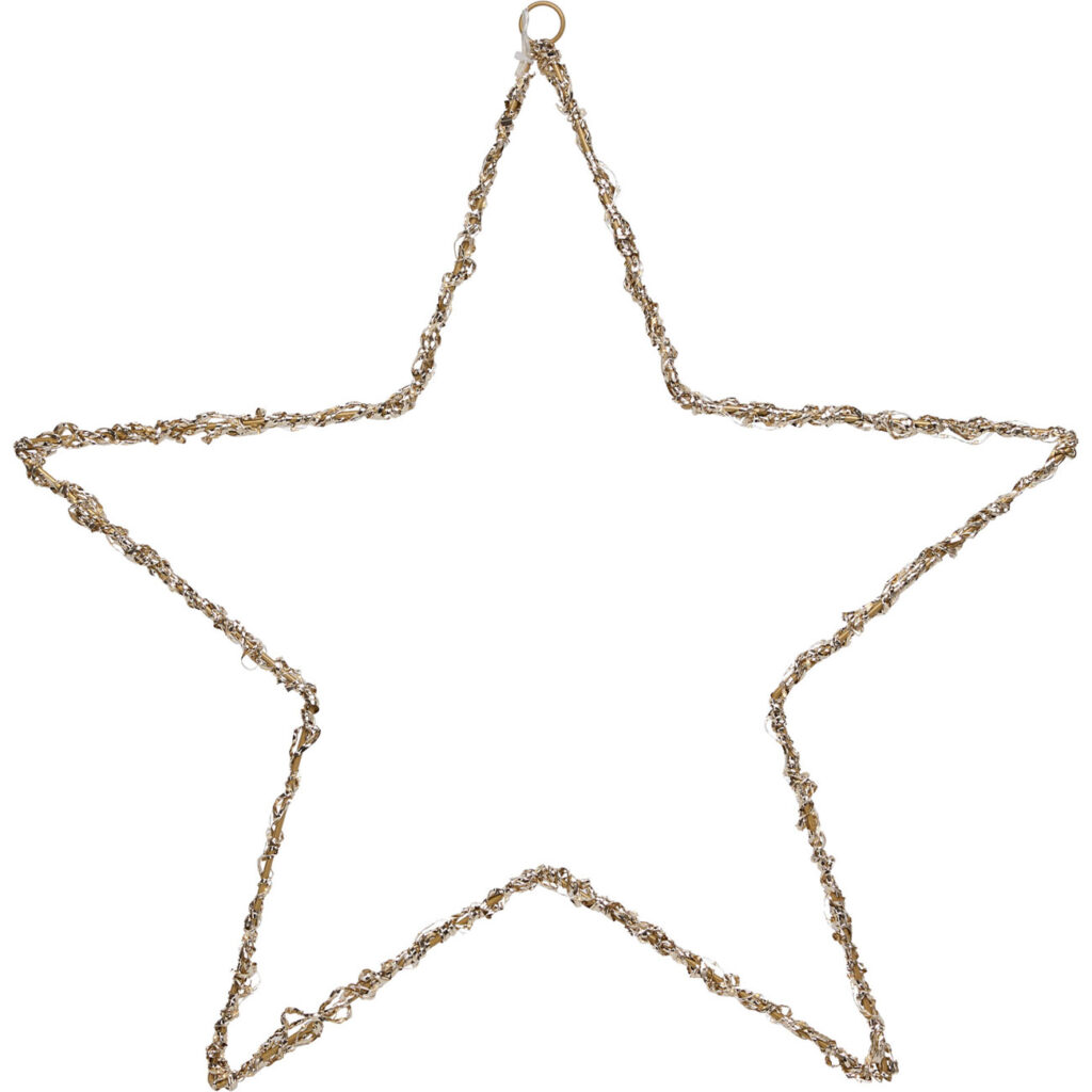 Weihnachtsstern mit 150 LEDs, warmweiss, 50 x 0,5 cm