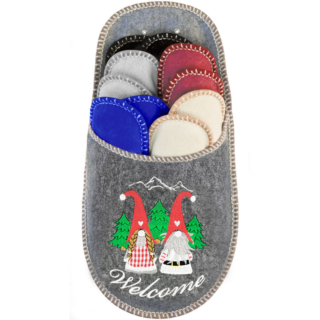 Home Sweet Home – Wichtel Gästefinken-Set, 5 Paar