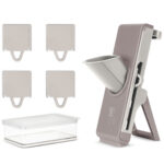 Gemüseschneider, creme-taupe Gemüseschneider, creme-taupe