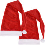 2er-Set Festliche Nikolaus Mütze, 30 x 125 cm