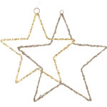 2er-Set Weihnachtsstern mit 120 & 150 LEDs, warmweiss, 30 x 0,5 cm/50 x 0,5 cm 2er-Set Weihnachtsstern mit 120 & 150 LEDs, warmweiss, 30 x 0,5 cm/50 x 0,5 cm