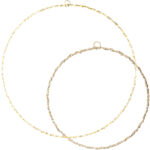 2er-Set Deko-Ring mit 120 & 150 LEDs, warmweiss, 30 x 0,5 cm & 50 x 0,5 cm