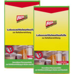 2er-Set Monitoring Lebensmittelmottenfalle mit je 2 Klebefallen