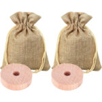 Kleidermottenschutz-Set aus Lavendelsäckchen & Zedernholzringen Kleidermottenschutz-Set aus Lavendelsäckchen & Zedernholzringen