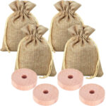 2er-Set Kleidermottenschutz-Set aus Lavendelsäckchen & Zedernholzringen