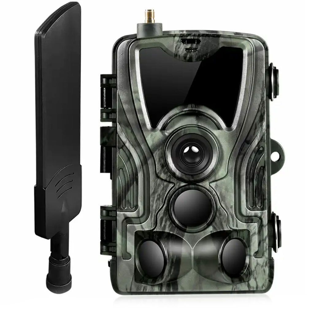 4G-Wildkamera mit 2K-Auflösung, PIR-Sensor, Nachtsicht, App