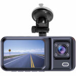 Auto-Dashcam mit Doppelkamera (Front und Kabine)