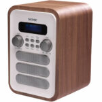 Retro DAB+/FM-Radio, Holzoptik, weiss