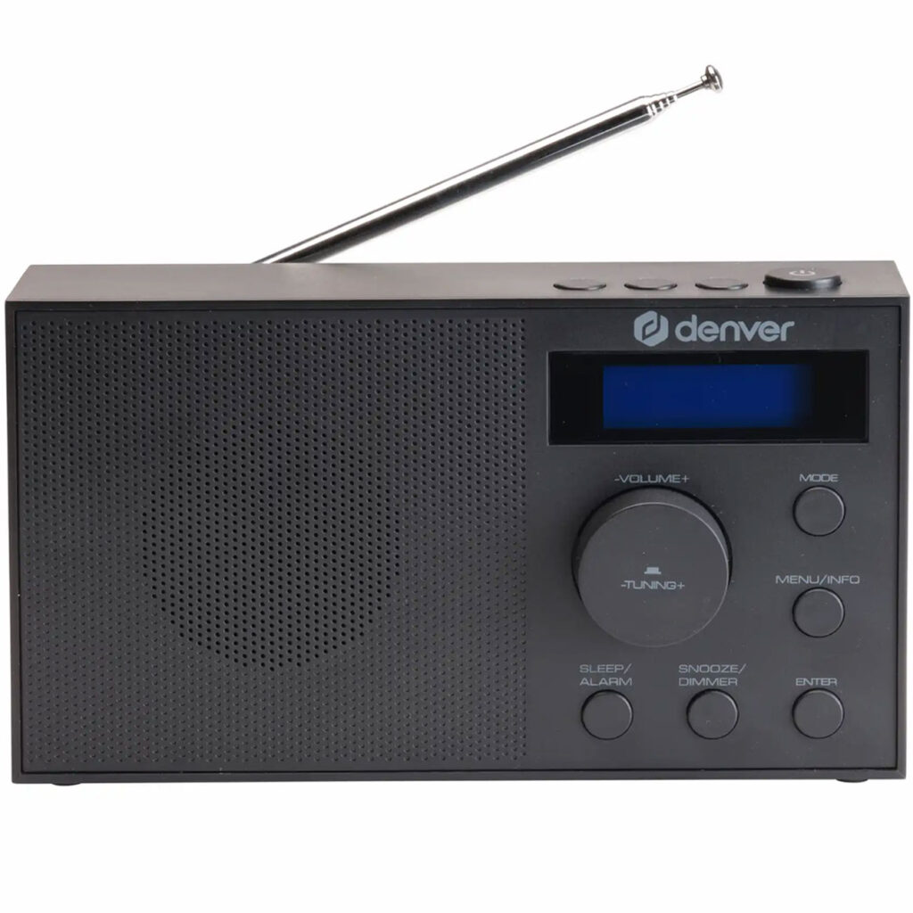 DAB+/FM-Radio mit Uhr und Doppelalarm, schwarz DAB+/FM-Radio mit Uhr und Doppelalarm, schwarz