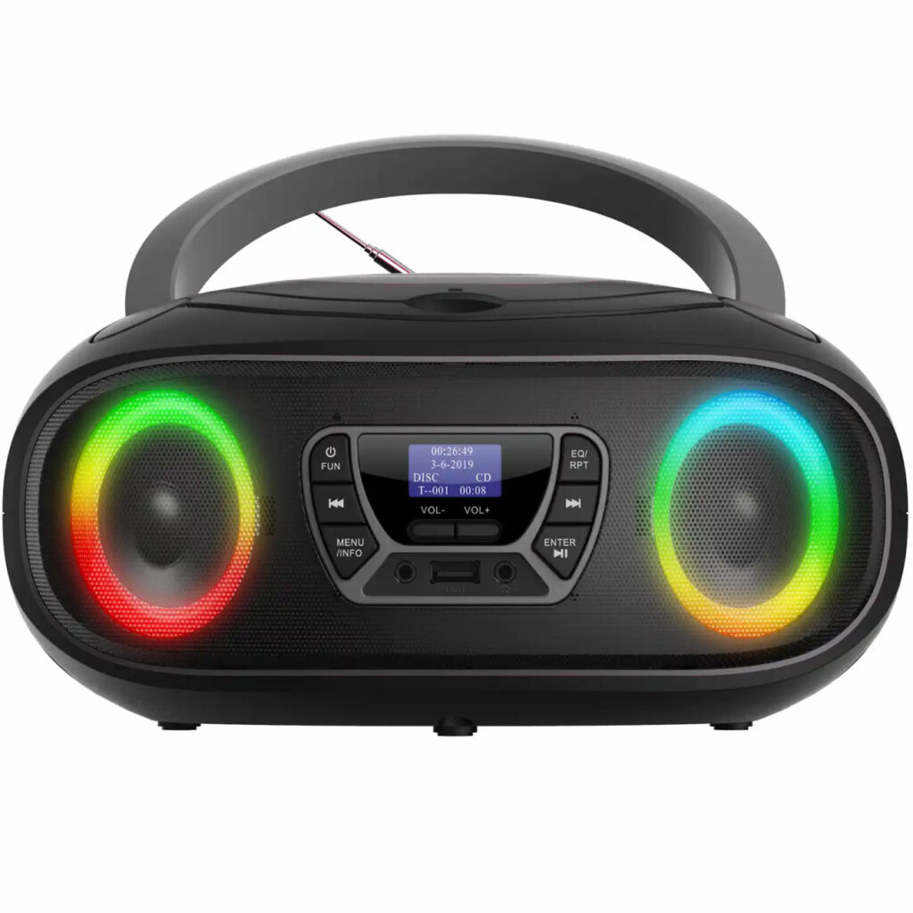 Boombox mit DAB+/FM-Radio, Bluetooth-Funktion, USB, CD-Player