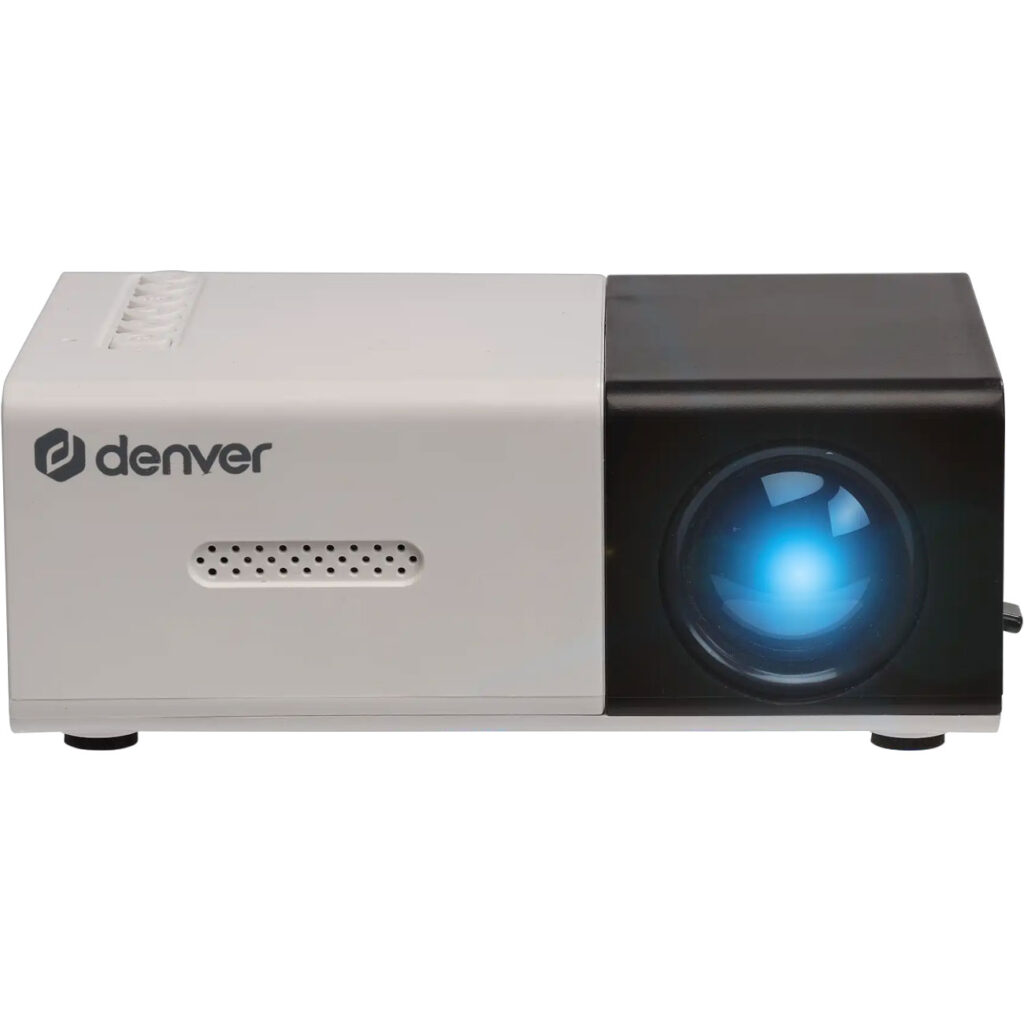 Ultrakompakter Projektor mit HDMI, USB-C & microSD