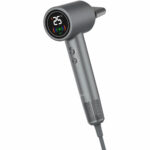 Hochleistungs Haartrockner 1400W mit LED-Anzeige, dunkelgrau