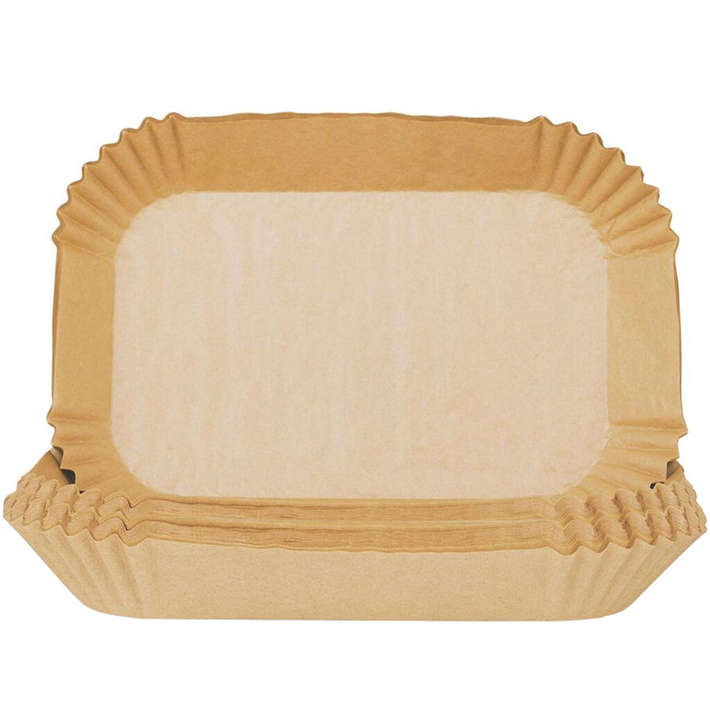 2er-Set Backpapier-Einlagen für Heissluftfritteusen, 22×14 cm