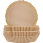 2er-Set Backpapier-Einlagen für Heissluftfritteusen, Ø 16 x H 4,5 cm