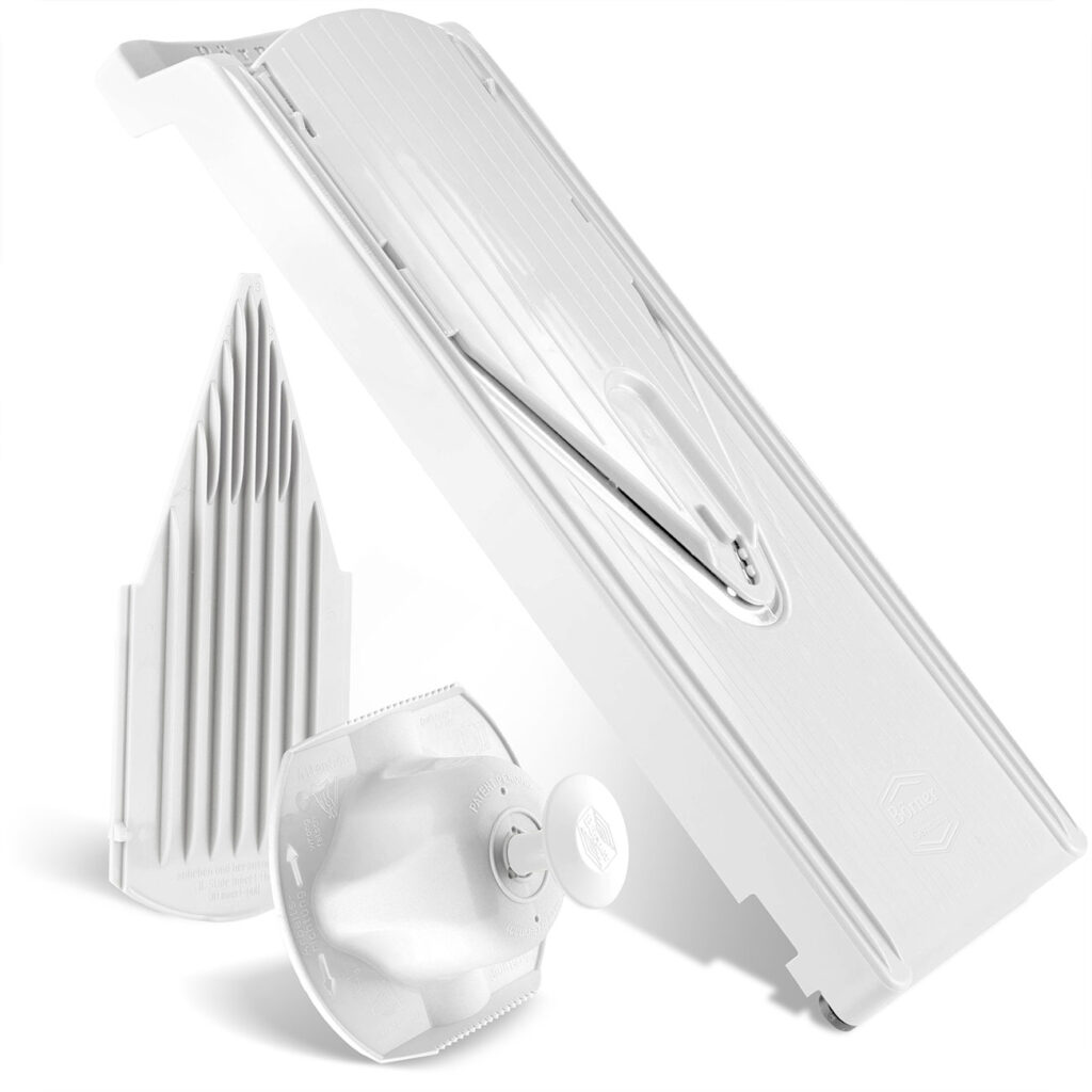 Gemüsereibe V3 Basis Set, 3 Schnittstärken, weiss