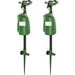 2er-Set Tiervertreiber mit Wasserstrahl & Bewegungssensor