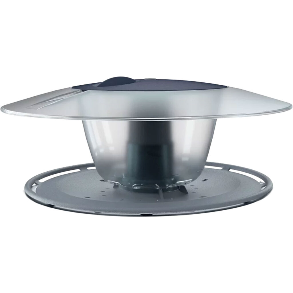 Modernes Vogelhäuschen zum Aufhängen, steingrau