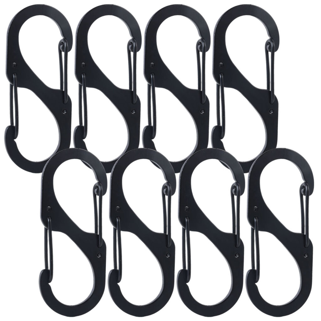 8er-Set Karabiner-S-Haken 5 x 2,2 cm