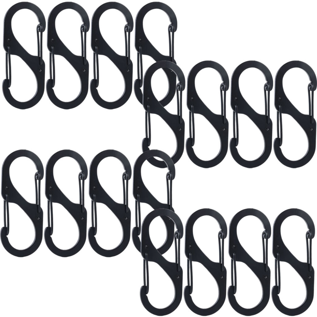 16er-Set Karabiner-S-Haken 5 x 2,2 cm 16er-Set Karabiner-S-Haken 5 x 2,2 cm