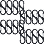 16er-Set Karabiner-S-Haken 4 x 1,7 cm