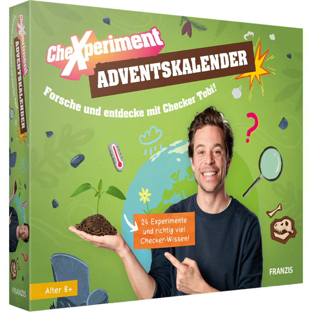 Experimentier-Adventskalender mit Checker Tobi