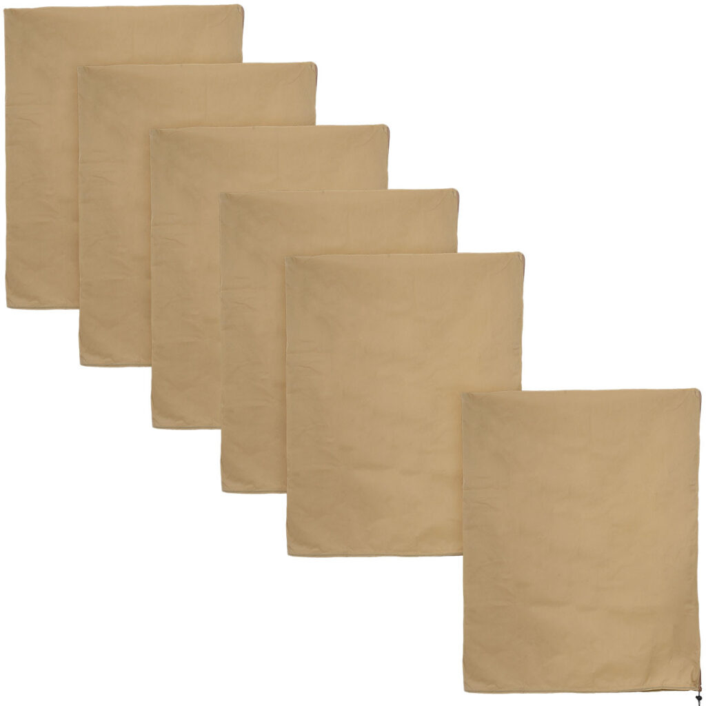 6er Set Pflanzenabdeckungen als Winterschutz 100 x 80 cm