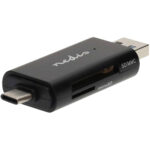 Dualer Kartenleser USB-C & USB-A, USB3.2 Gen1, schwarz