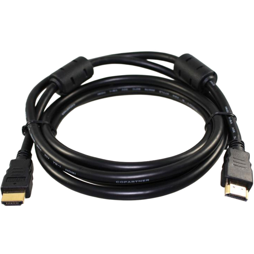 HDMI Kabel, High Speed mit Ethernet, max. 10,2 GBit/s, Typ A, 8 PCM – 1,5 m