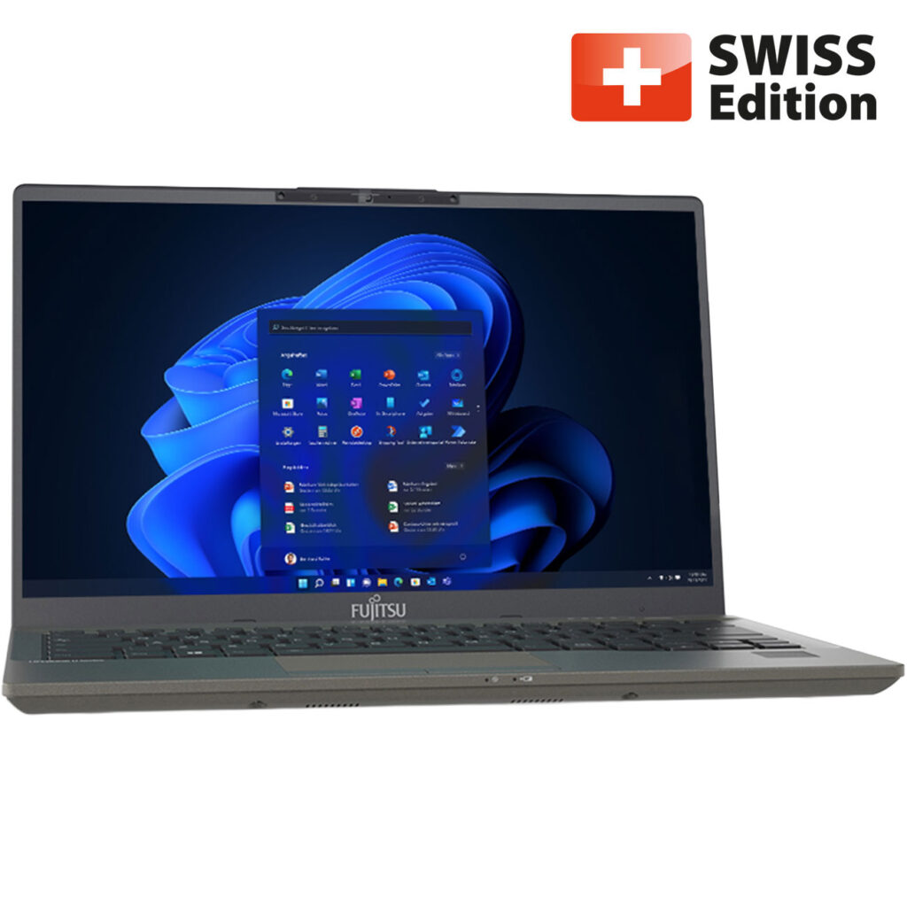 Fujitsu Lifebook U7411, 14″, i7 1185G7, grau – generalüberhot – wie neu