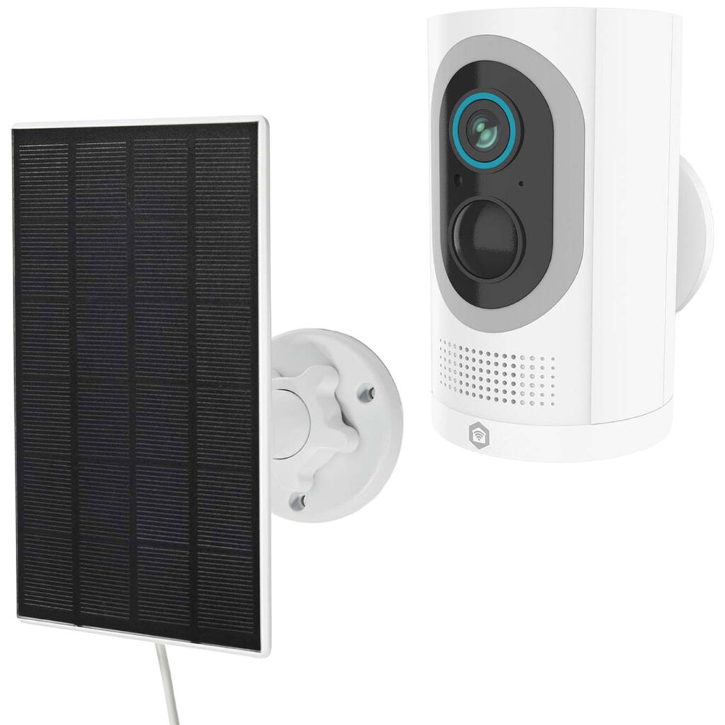 2er-Set: WLAN Akku Überwachungskamera & Solarpanel Micro-USB für SmartLife IP-Kamera