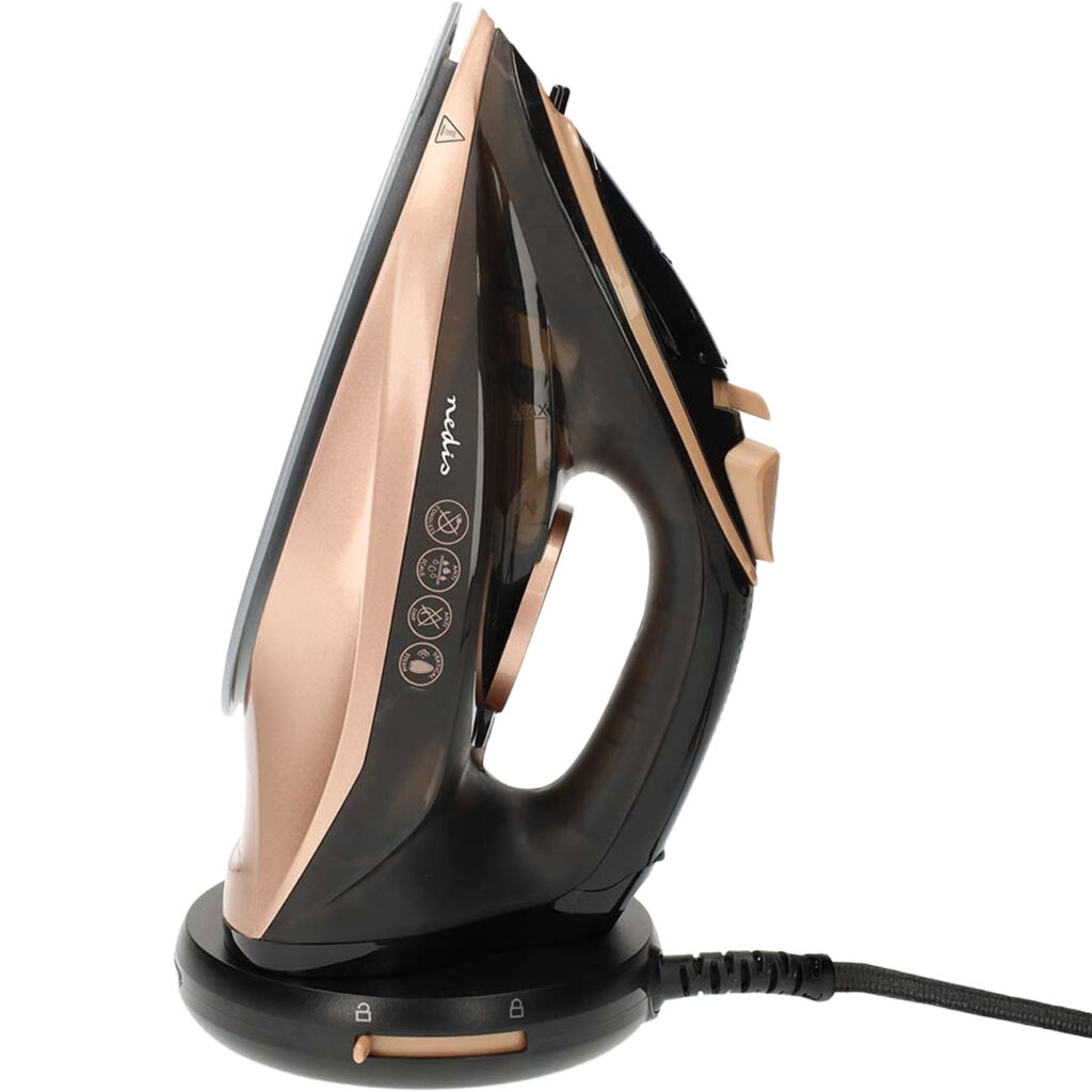 Kabelloses Dampfbügeleisen mit Keramik-Bügelsohle, schwarz, 2200 W