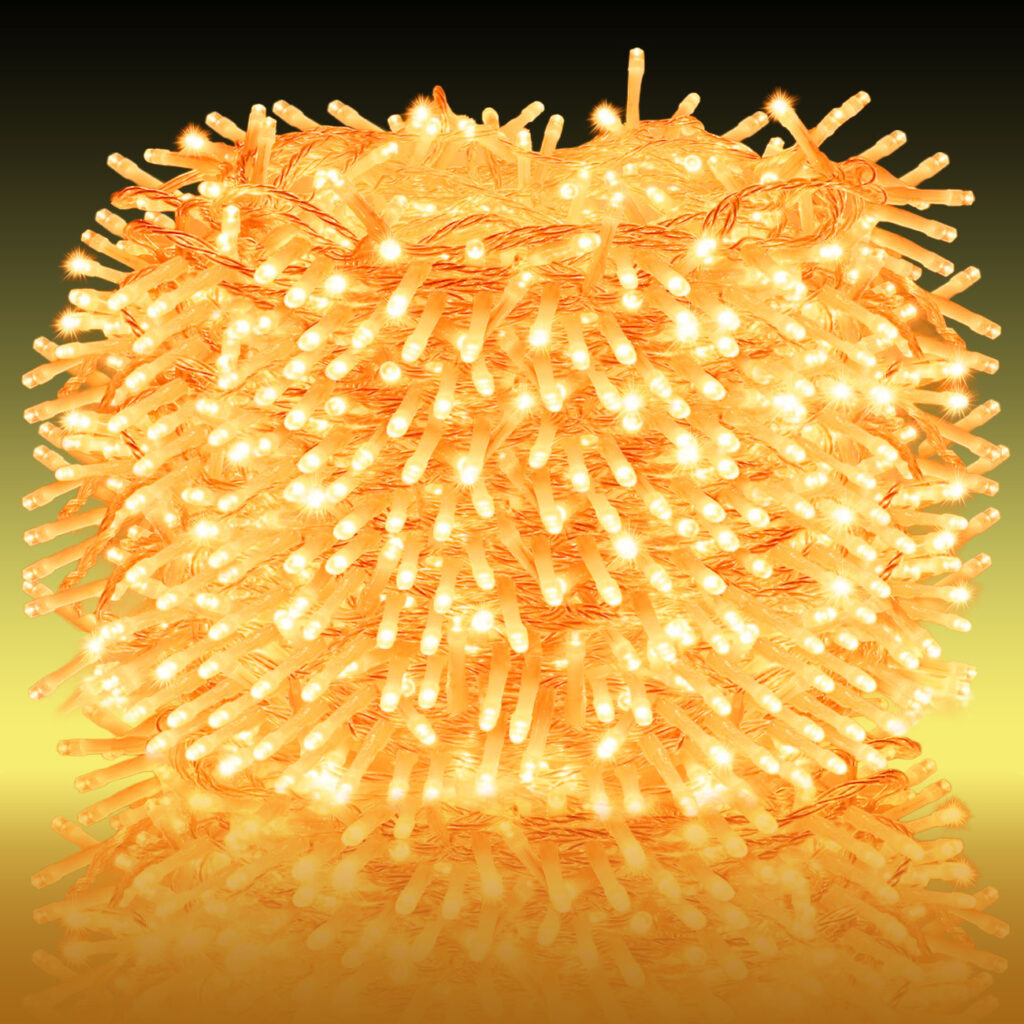 XL LED Clusterlichterkette, 1152 LEDs, warmweiss, IP44, 8,4 m