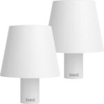 2er-Set Wiederaufladbare Akku-Flaschenlampe, 3 Lichtfarben, Ø10,7 x 13,5 cm