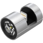 Smartphone-Ansteck-Taschenlampe, Lightning-Anschluss, 280 lm