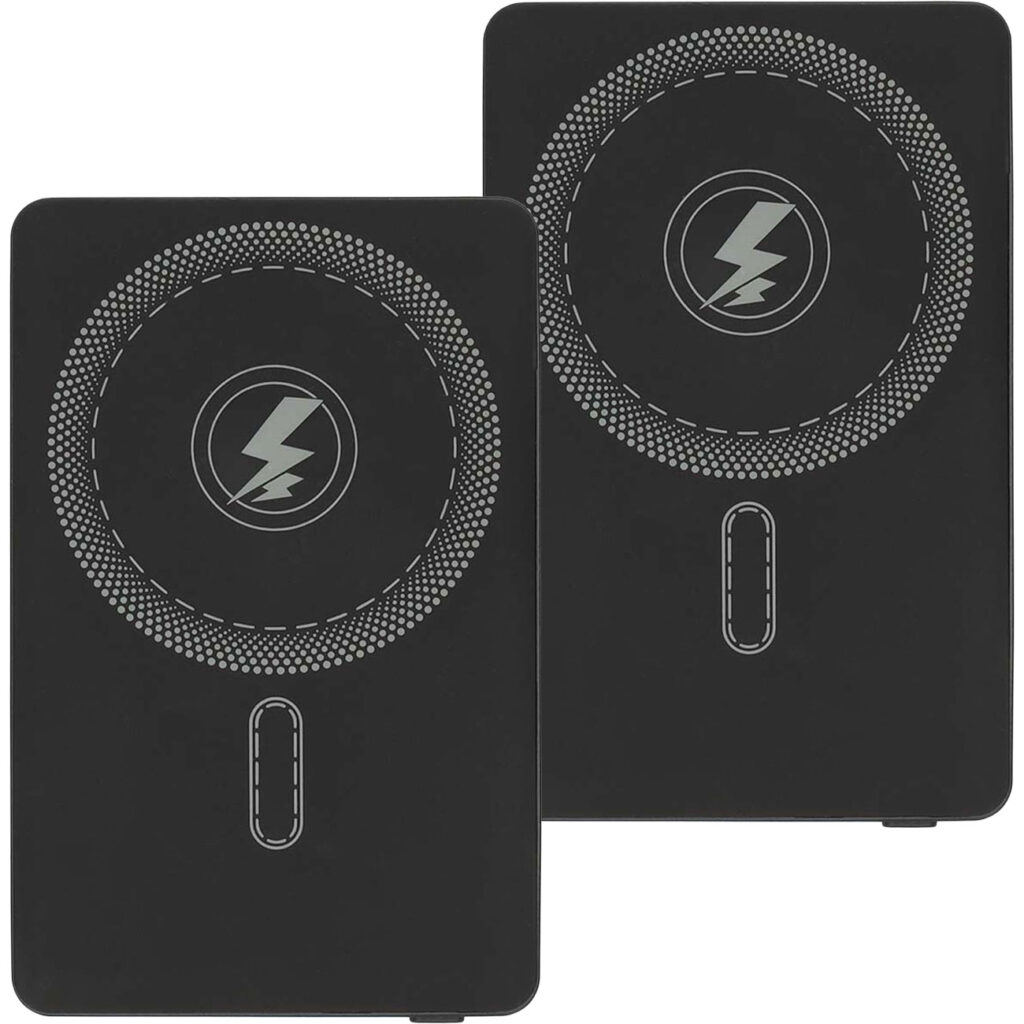 2er-Set Powerbank MagSafe 5000 mAh, schwarz