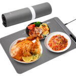 Elektrische Warmhalteplatte Silikon, rollbar, 55 – 100 °C, 61 x 40cm, 250 W